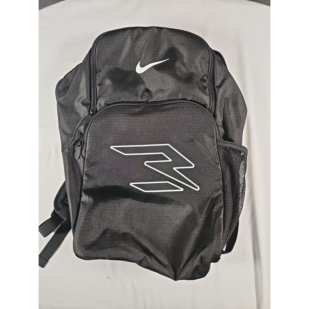 Nike 3BRAND By Russell Wilson Mesh Backpack Black 9AT018-023 NEW with tags